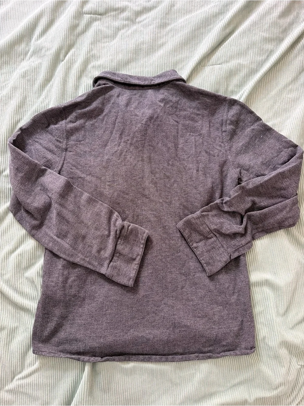 Banana Republic Heathered Gray Knit Top